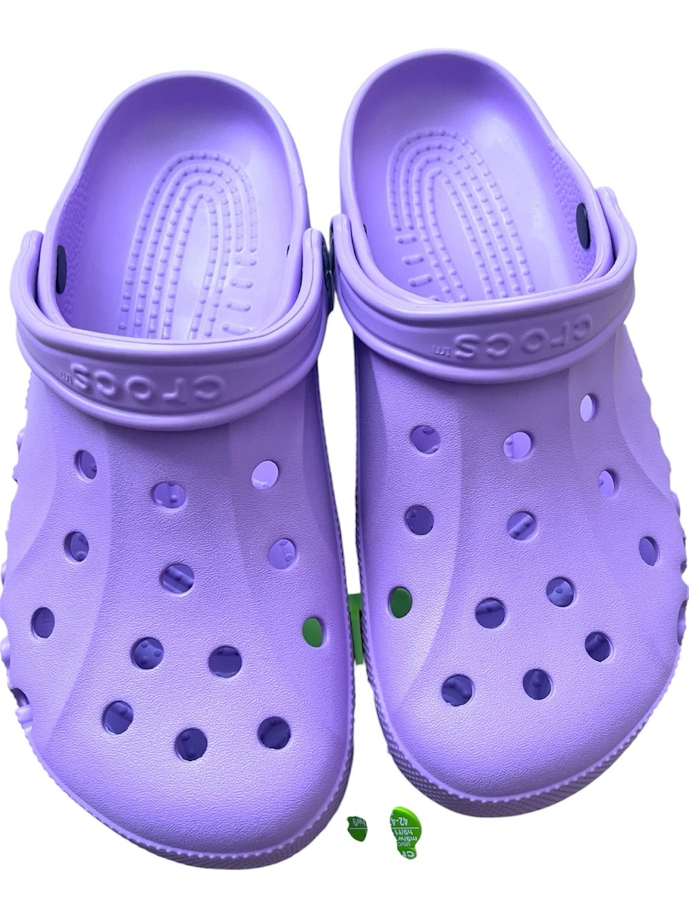New Crocs Baya Purple Clogs Mens 9 Womens 11 With Tags